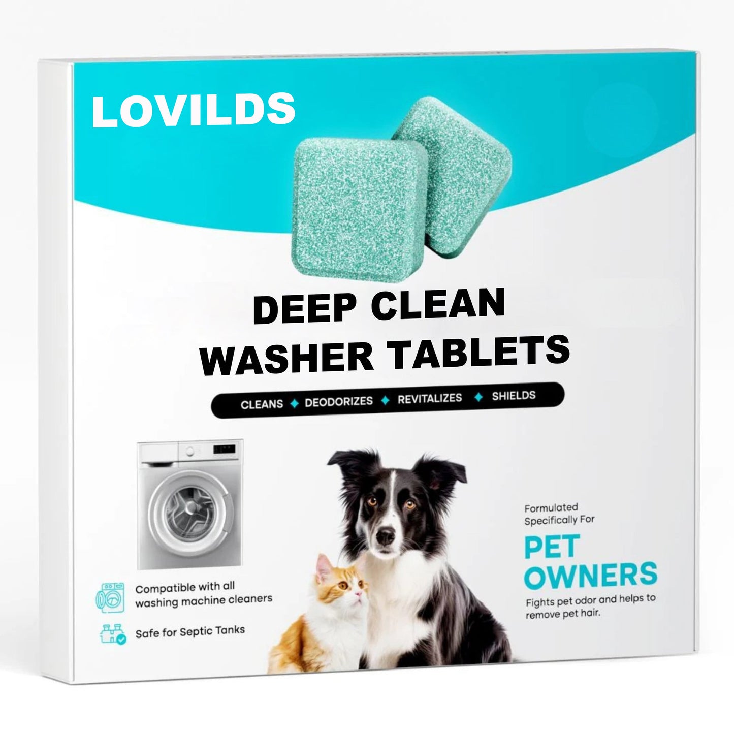 Pet washing machine cleaning pad