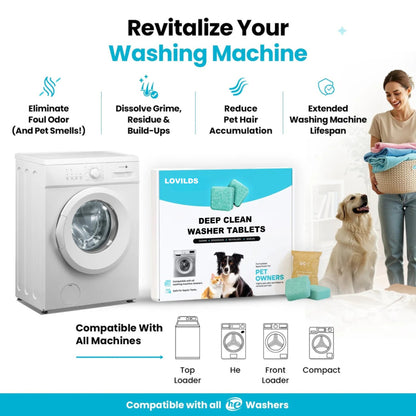 Pet washing machine cleaning pad